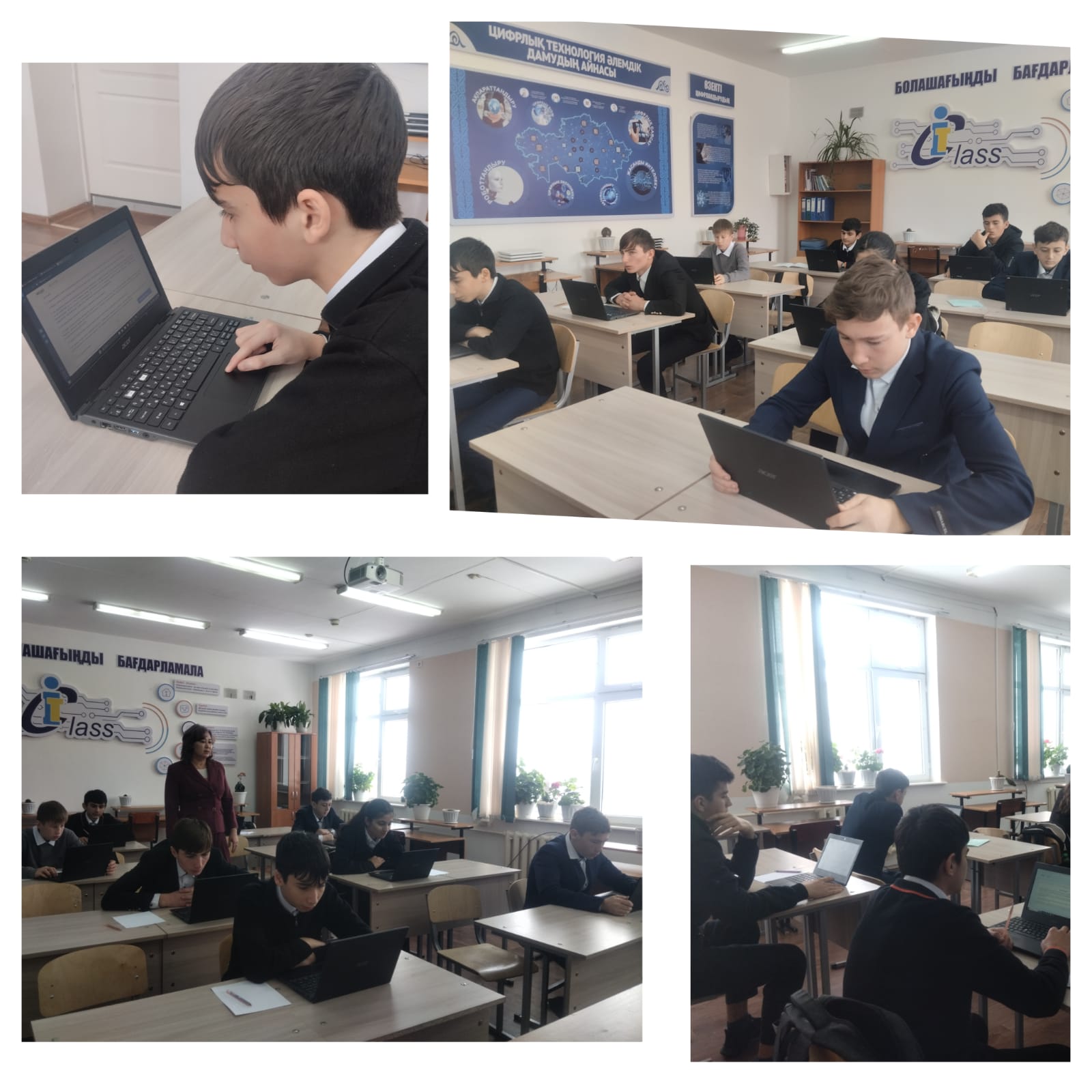 9"Б" сынып (орыс сыныбы) білім алушылар арасында білім сапасын анықтау мақсатында  МОДО тестін алды.
